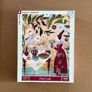 New York Puzzle Company Plant Lady Jigsaw Puzzle - 1000 Pieces